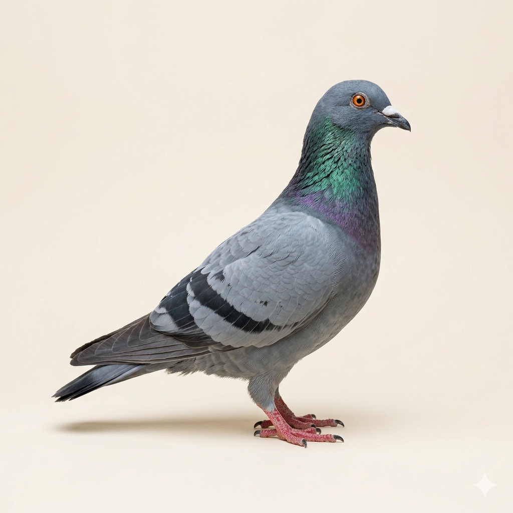 Illustration of a pigeon used for the pigeon pest control card